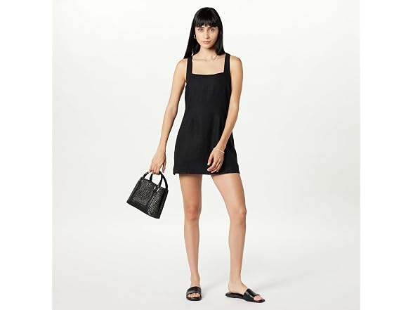 The Drop Women's Mini Dress, Black, 2X