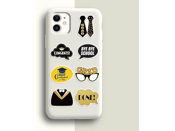 QQUK Graduation Season Stickers Decals