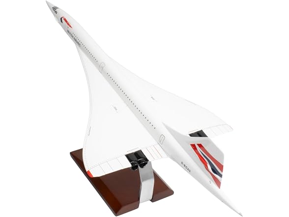 SkyMarks Elite British Airways Concorde 1/100 Scale Model