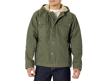 $19.99, Was $79.90, 74% Off! Amazon Basics Mens Insulated Hooded Jacket dealfomo