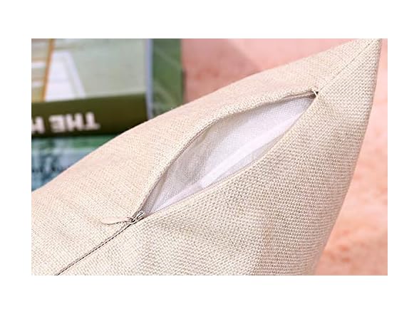 Awowee Flax Throw Pillow Cover Gras