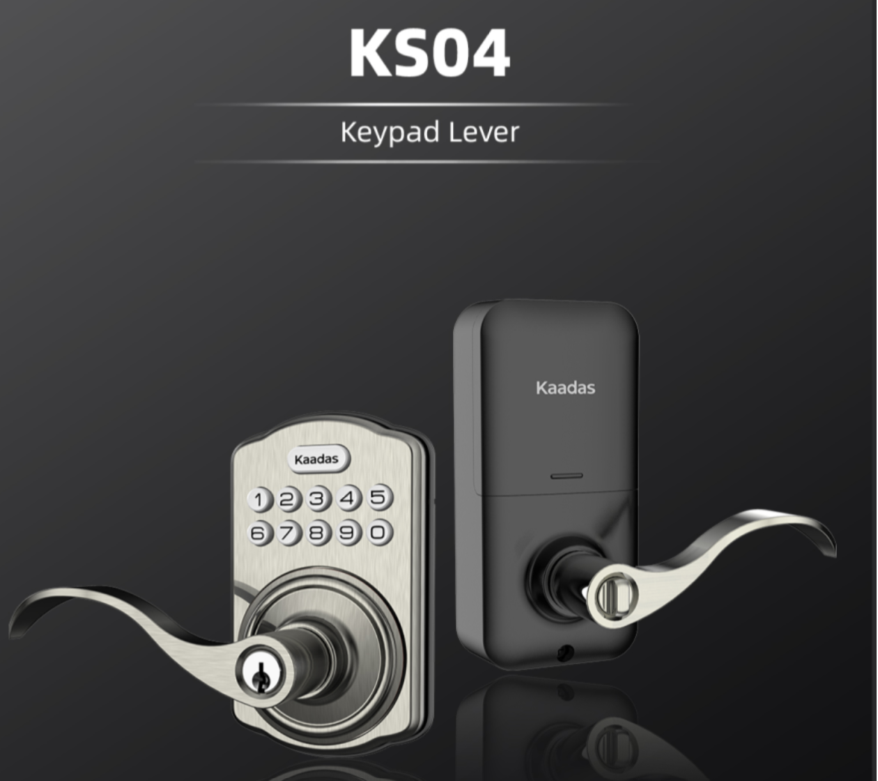 Kaadas KS04 Lever Lock with Key and Keypad - Gallery 19