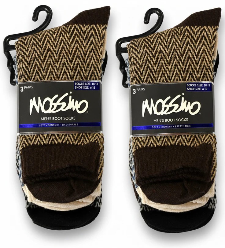 6-Pairs Mossimo Men’s Boot Socks - Gallery 8