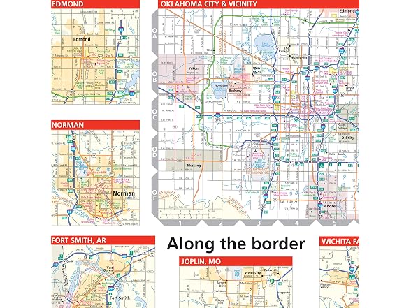 Rand McNally Easy To Read Folded Map: Oklahoma State Map