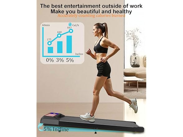CYCLERADE Walking Pad Treadmill (Blue)