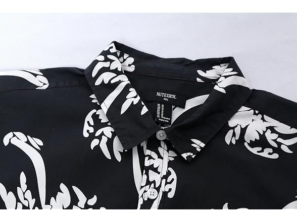 Nutexrol Men (M) Hawaiian Short Sleeve Palm Shirts