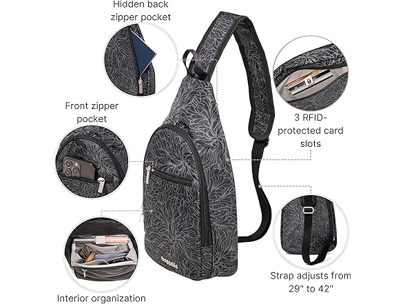 Daily Sling Lightweight Sling Crossbody Bag