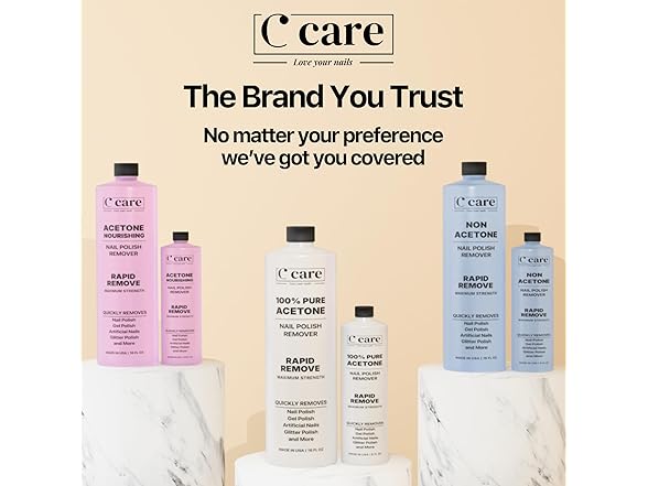 100% Pure Acetone Nail Polish Remover