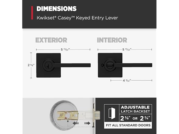 Kwikset Casey Interior Door Handle/Lock