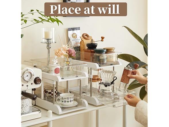 Takywep 2 Tier Bathroom Under Sink Organizer