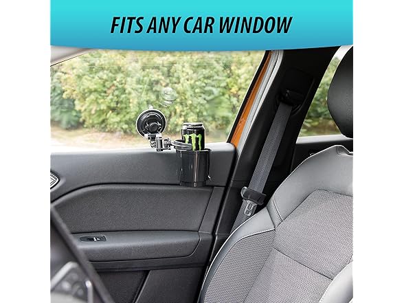 Zone Tech GA0038 Recessed Folding Cup Drink Holder Black