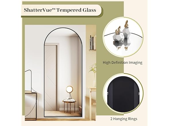 BEAUTYPEAK 65"x24" Full Length Mirror