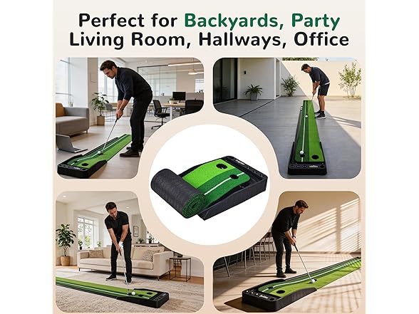 Automatic Ball Return Golf Putting Mat