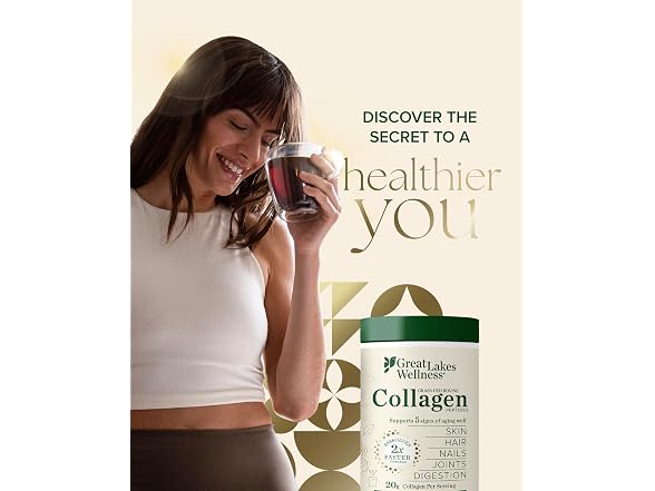 Great Lakes Wellness Collagen Peptides 32oz
