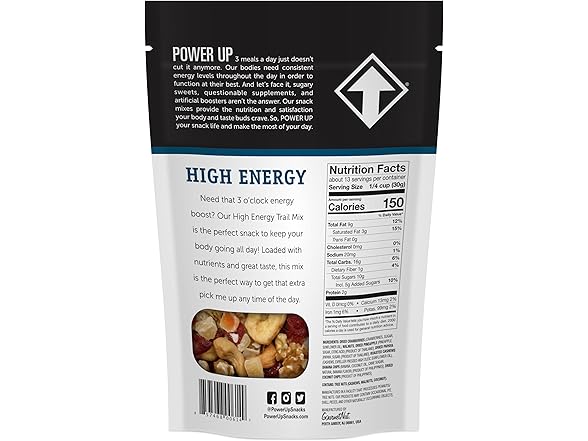 1PK Power Up Premium Trail Mix - High Energy