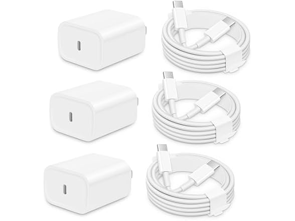 AISNI iPhone 17/16/15 Charger Fast Charging - 3 Pack
