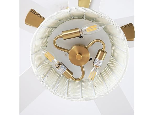 Parrot Uncle F6042 52 Inch Ceiling Fan with Light