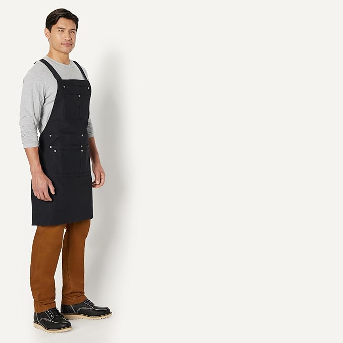 Amazon Basics Mens Chef BBQ Workwear Apron - Gallery 10