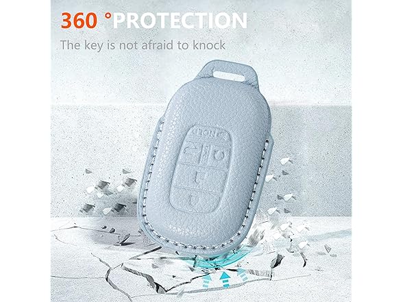 Riasot Riasot Leather Key Fob Cover Honda