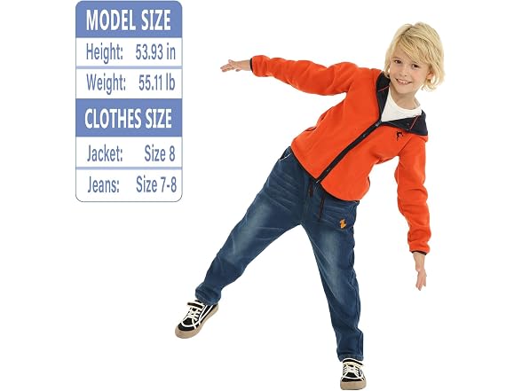 LittleSpring Boys (6) Little Full Zip Girl Jacket