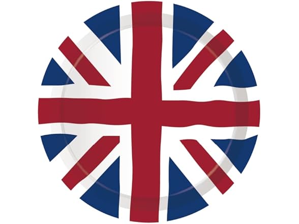 141 PCS British Flag Party Supplies