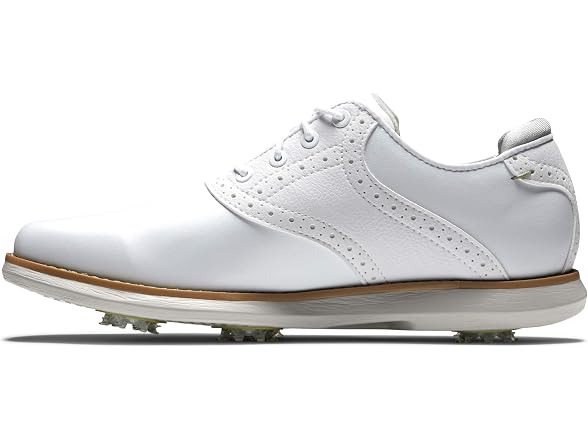 FootJoy Women's Traditions Golf Shoes White/White