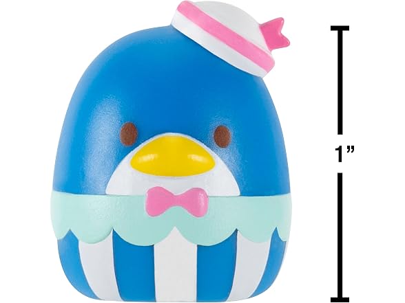 Squish-a-longs Hello Kitty Ice Cream Mini-Squish + Accessory 6-Pack