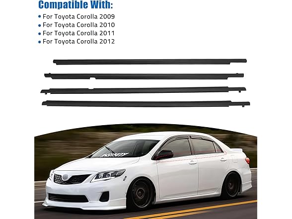 AceRide Weatherstrip, Window Moulding Trim Sea