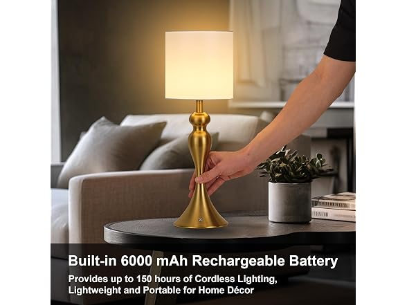 Cordless Table Lamp Rechargeable