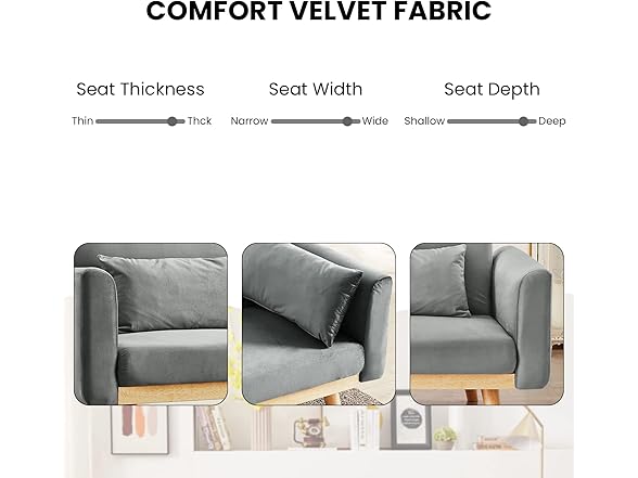 DKLGG Grey Futon Sofa Bed