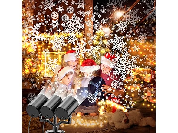 Christmas Snowflake Projector