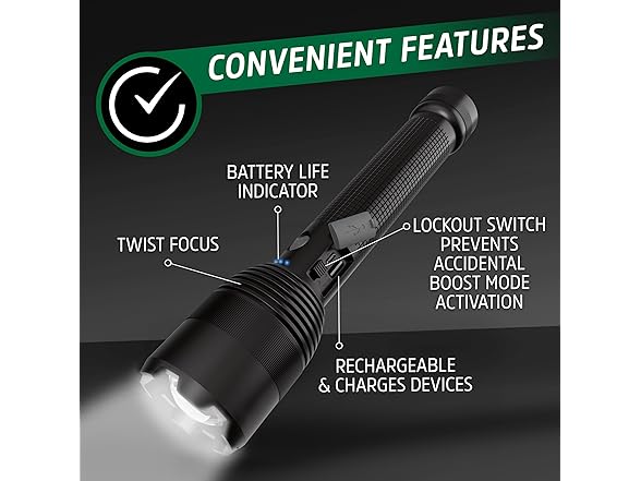 Energizer 10000XT-R Rechargeable LED Flashlight