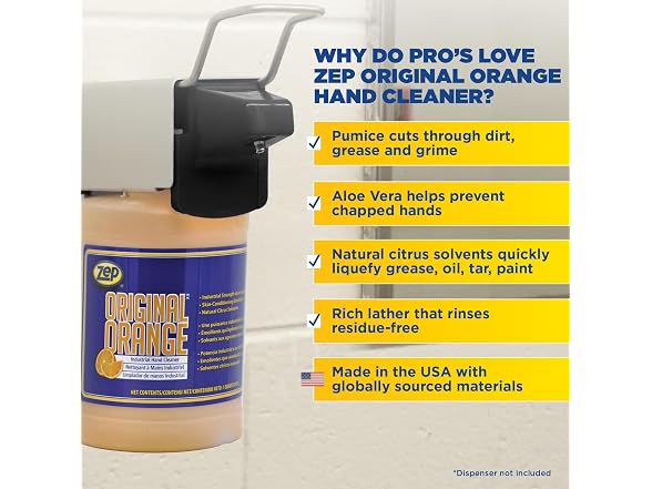 Zep Original Orange Industrial Hand Cleaner 32 Oz