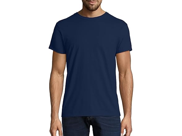 Hanes Mens Nano Tee Navy (S)