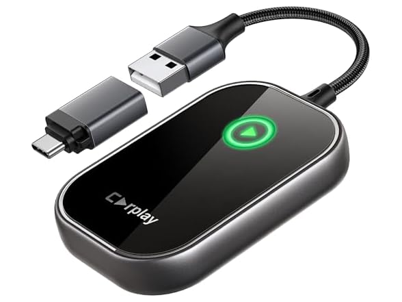 CarPlay Adapter for iPhone - Converts Wired to Wireless CarPlay