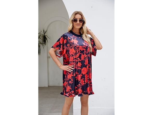 Women's Summer Vintage Velvet Dress