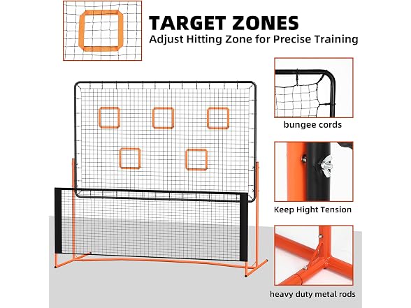 FAHKNS Pickleball Rebounder Training Equipment