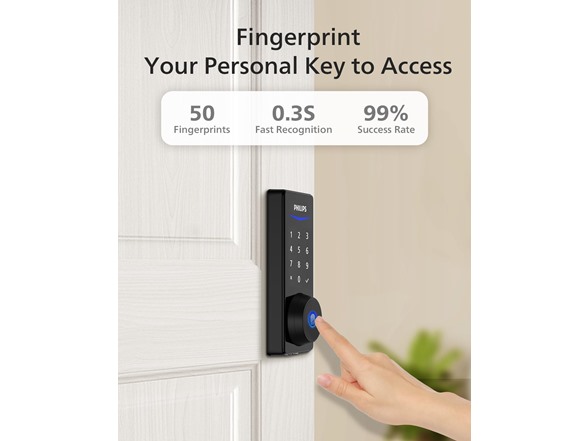 Philips Wi-Fi Smart Door Lock, Keyless with App