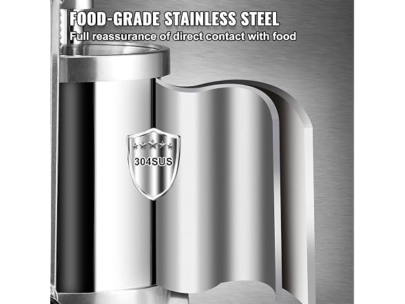 Sausage Stuffer, 2.5LBS/1.5L Capacity, 304