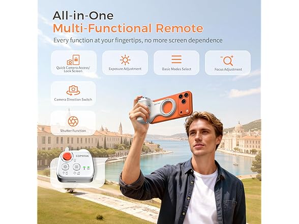 COMITOK iPhone 17 Pro Camera Grip