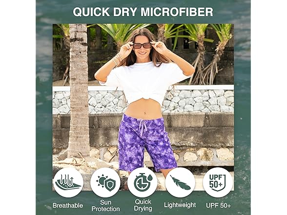 Kanu Surf Women's Purple Board Shorts (10)