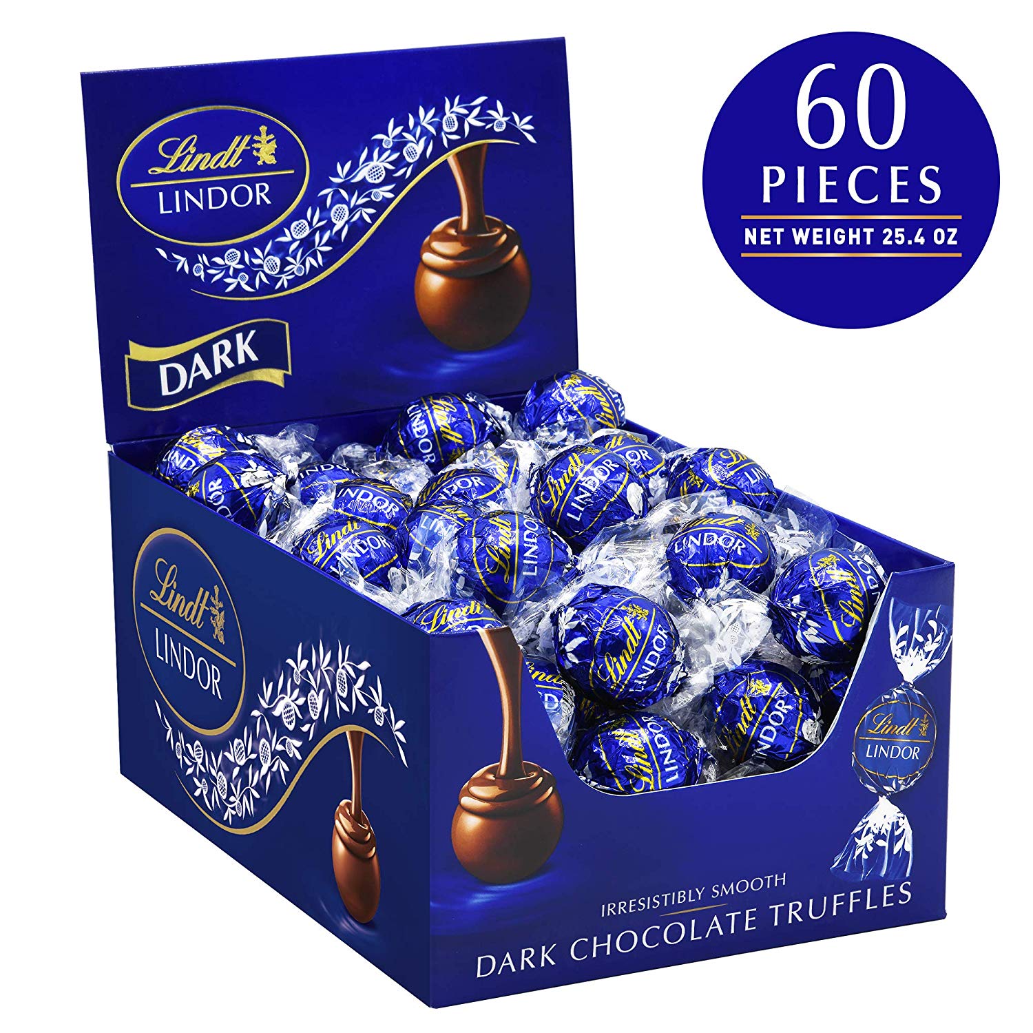 Lindt LINDOR Dark Choc Truffles 60ct - Gallery 4