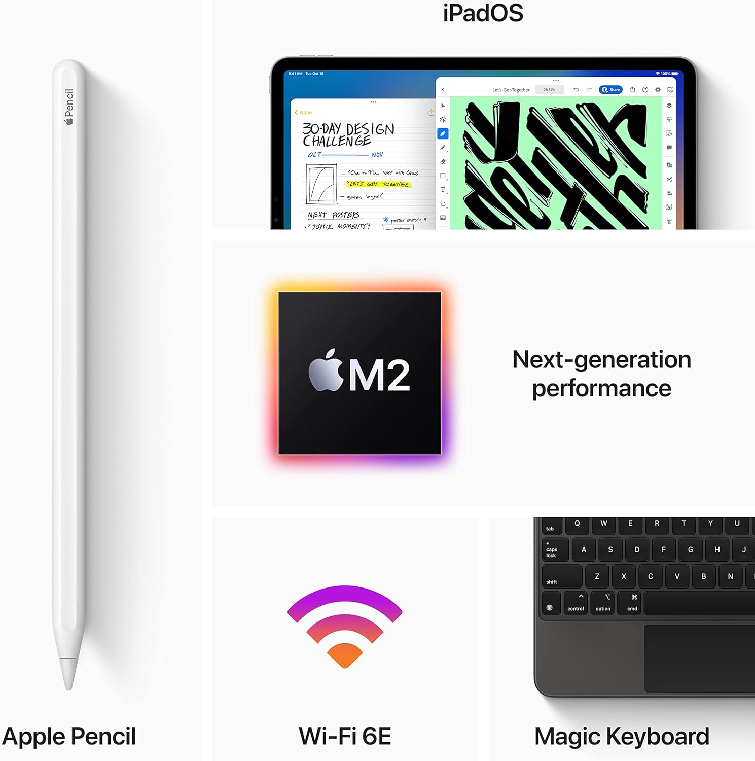 Apple 2022 12.9" M2 iPad Pro, Wi-Fi+Cellular (Open Box) - Gallery 13