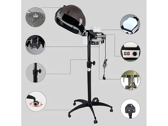 Professional Hooded Hair Steamer