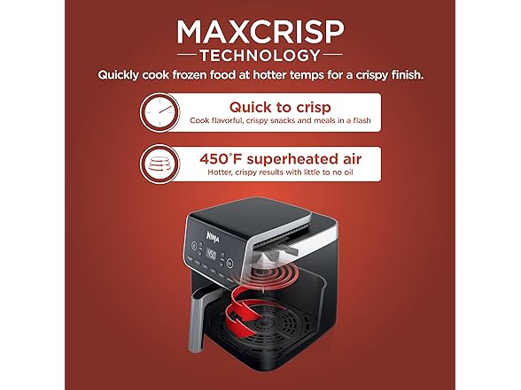 Ninja XL Air Fryer with MaxCrisp | 6.5 QT Capacity