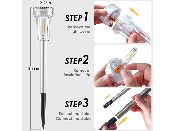 Mancra Outdoor Solar Lights 8 Pack