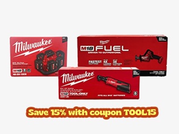 Extra 15% off with code TOOL15