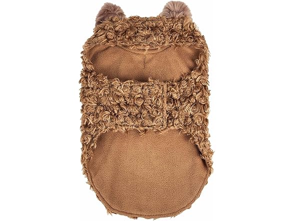 Pet Life ® 'Furpaw' Shaggy Fur Dog Coat