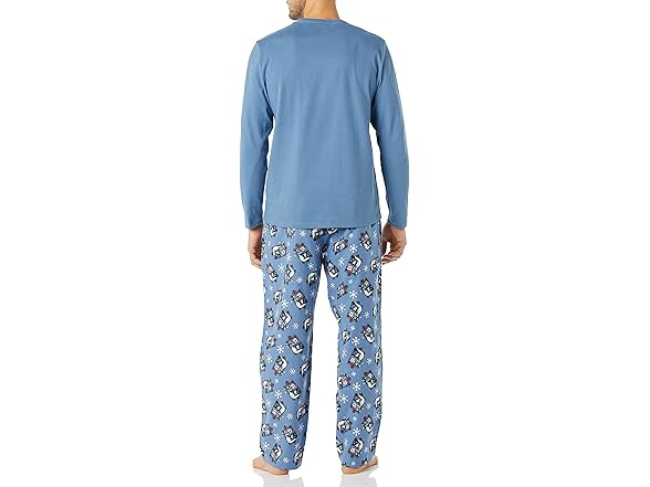 Amazon Essentials Mens Flannel PJ Sleep Set