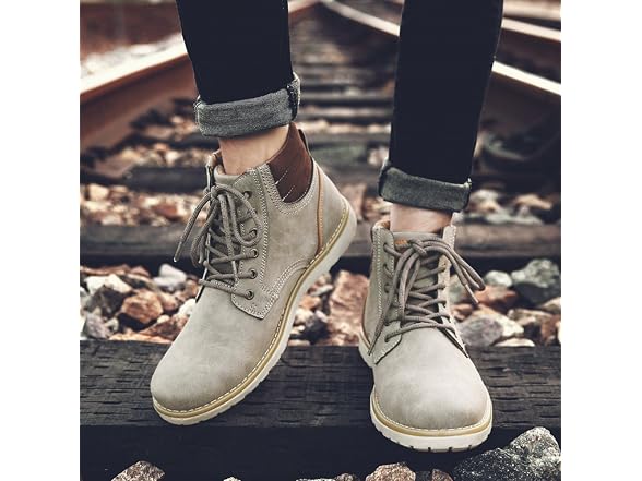 Eyushijia Men Waterproof Snow Boots Hiking Boot US